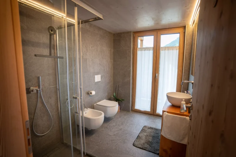 Il bagno condiviso al primo piano